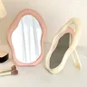 Miroir maquillage table ondulé irrégulier ABS verre… – vue 4