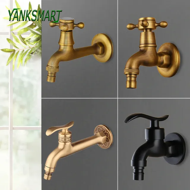 YANKSMART robinets muraux Antique Bronze décoratif… – vue 2