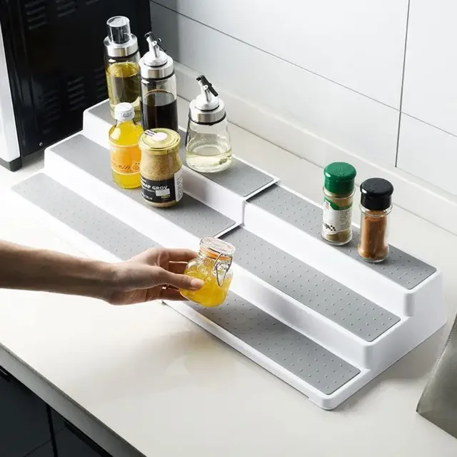 Organisateur épices trois niveaux plastique durable… – vue 2