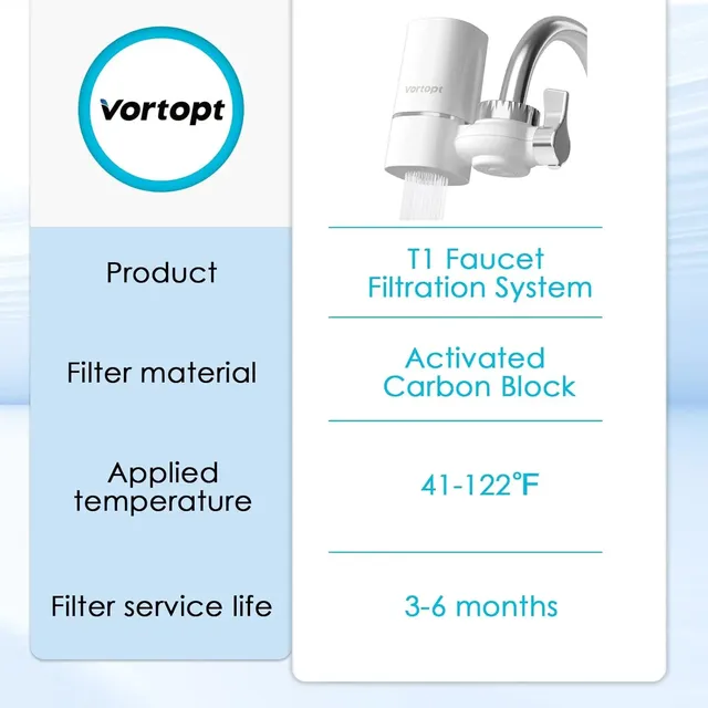 Purificateur d'eau pour robinet d'évier – vue 2