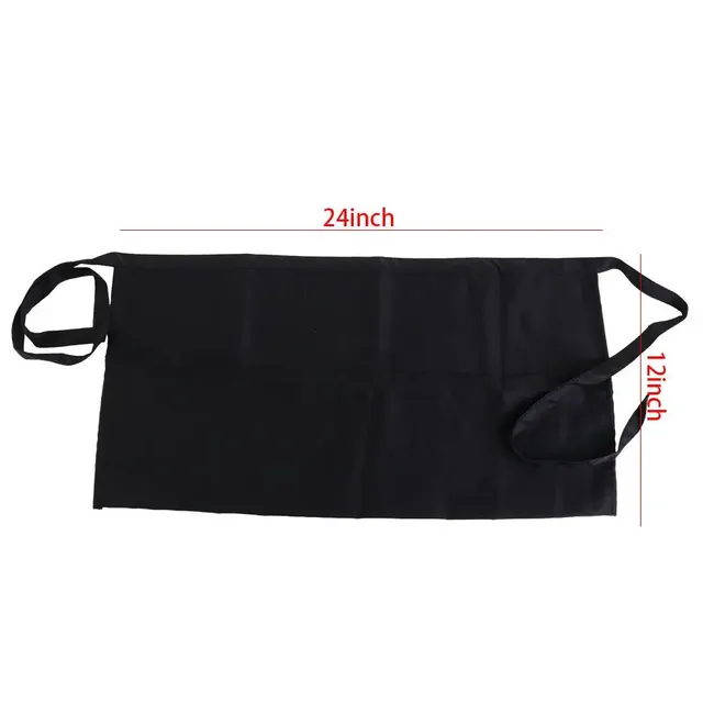 Tablier taille polyester imperméable antisalissure noir… – vue 2