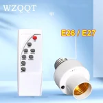 Minuterie intelligente interrupteur infrarouge télécommande sans fil support de lampe 220V 110V maison Multi interrupteur d&rsquo;éclairage chambre interrupteur intelligent