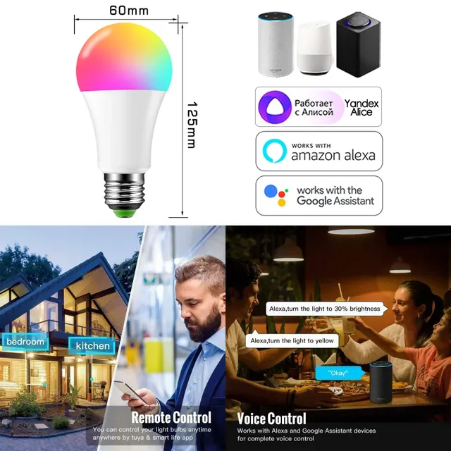 Ampoule Intelligente WiFi LED – vue 2