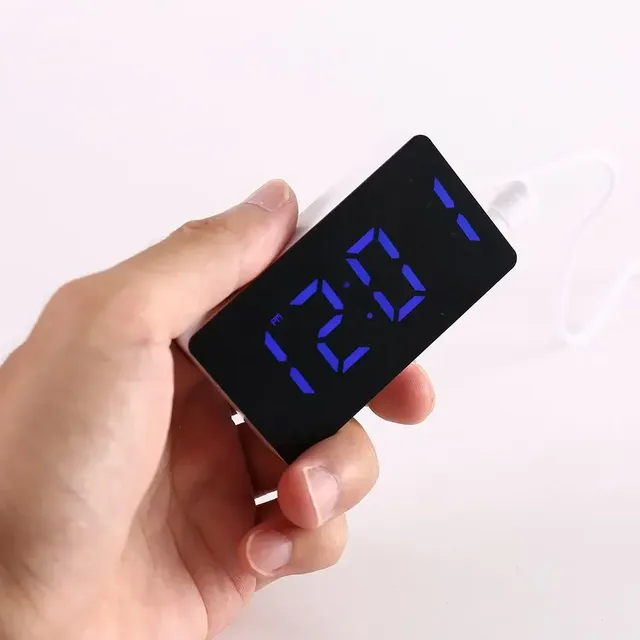 LED miroir numérique alarme 12/24 heures affichage… – vue 4