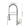 Robinet de cuisine en acier inoxydable… – vue 6