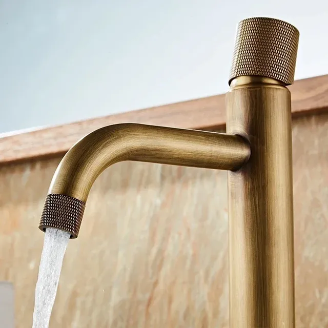 Robinets de lavabo Robinet de salle de bains en bronze… – vue 4