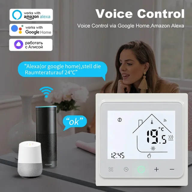 Thermostat WiFi intelligent Tuya pour chauffage… – vue 2