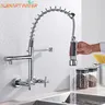 Robinet de cuisine mélangeur mural domestique – vue 1