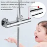 Mitigeur thermostatique douche mural laiton chromé… – vue 4