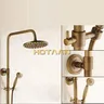 HOSurface-Ensemble de douche à effet pluie en laiton… – vue 2