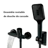 Pratique Noir Cascade Baignoire Robinet En…