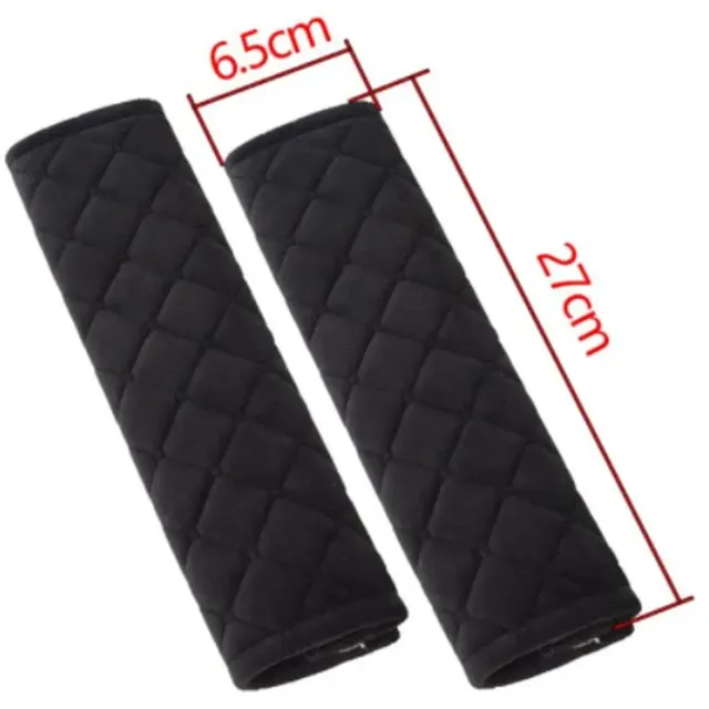 1 paire de coussinets de ceinture de sécurité en peluche… – vue 5