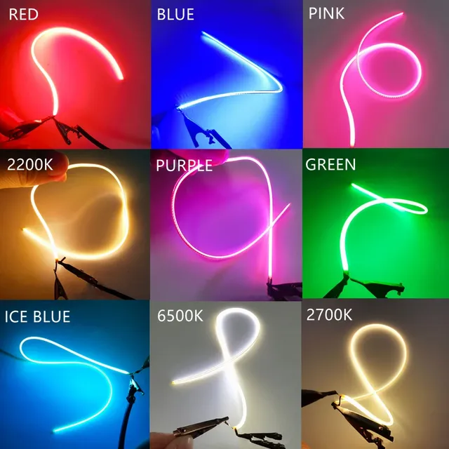 LED même fin Filament Flexible Ultra mince 3V spirale… – vue 2