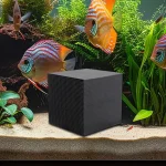 Cube purificateur d&rsquo;eau d&rsquo;aquarium, Cube de purificateur d&rsquo;eau à charbon actif, filtre d&rsquo;aquarium pour étangs d&rsquo;aquarium