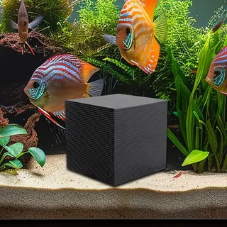 Cube purificateur eau aquarium charbon actif filtration biologique…