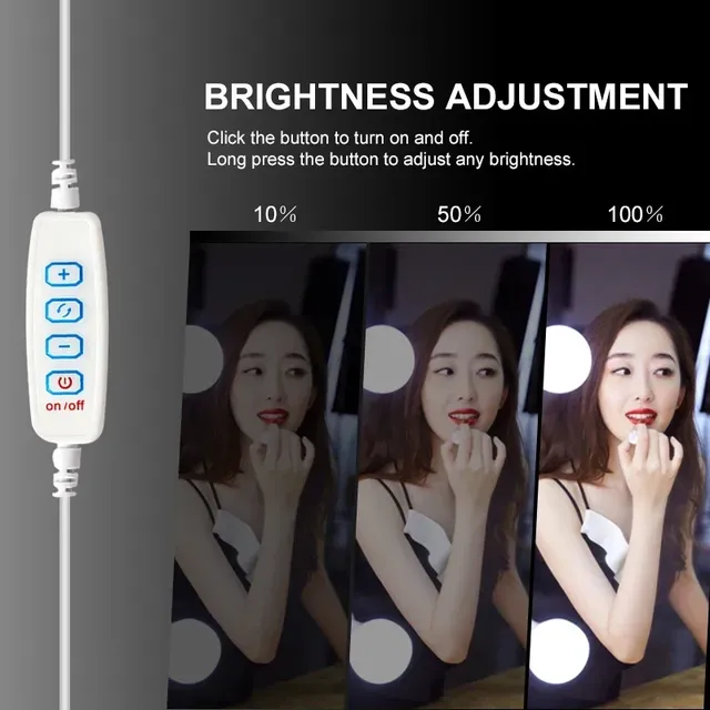 Ampoules LED détachables pour miroir de maquillage… – vue 5