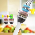 Filtres de montage de robinet, purificateur de filtre à eau, Filtration du robinet de cuisine, charbon actif, élimine le fluorure de chlore, les métaux lourds