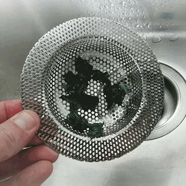 Filtre d'évier de cuisine en maille d'acier inoxydable – vue 3