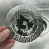 Filtre d'évier de cuisine en maille d'acier inoxydable – vue 3