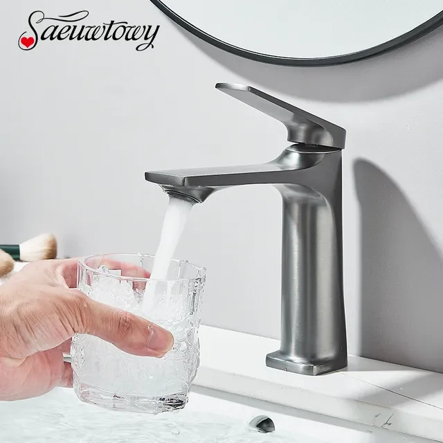 Robinet lavabo monotrou monocommande poignée unique… – vue 2