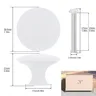 Bouton d'armoire rond à trou unique – vue 3