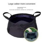 Bassin d&rsquo;eau pliant étanche, grande capacité, lavabo Portable pliable, panier de lavabo pliable léger et réutilisable