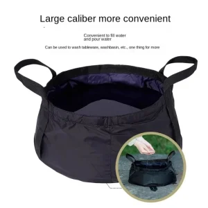 Bassin d&rsquo;eau pliant étanche, grande capacité, lavabo Portable pliable, panier de lavabo pliable léger et réutilisable