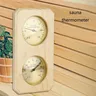 Thermomètre sauna bois hygrothermographe mural… – vue 2