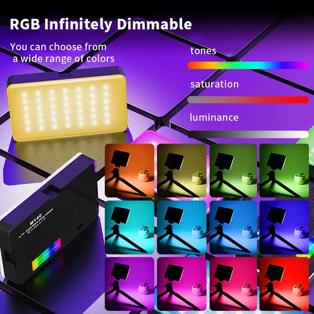 Lumière vidéo RGB Portable LED pour appareil photo – vue 3