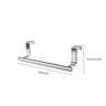 Porte serviettes suspendu acier inoxydable brossé argent… – vue 5