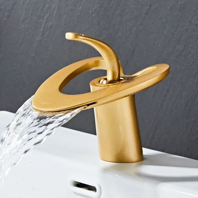 Robinet Cascade Or Brossé – vue 5