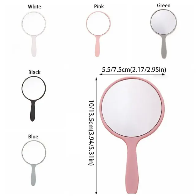 Miroir maquillage main rond poignée ergonomique… – vue 2