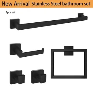 Matériel de salle de bain 5 pièces Ensemble d'accessoires Ensemble de…