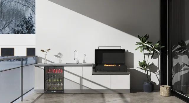 Cuisine extérieure modulaire encastrable inoxydable… – vue 4