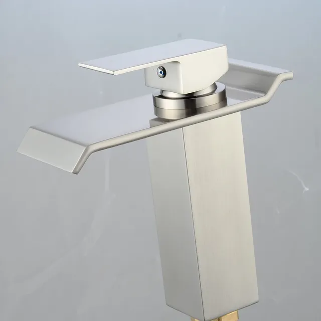 Mitigeur lavabo cascade monocommande acier inox brossé… – vue 5