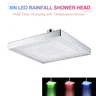 Pommeau de douche rond à lumière LED rvb de 8 pouces – vue 5