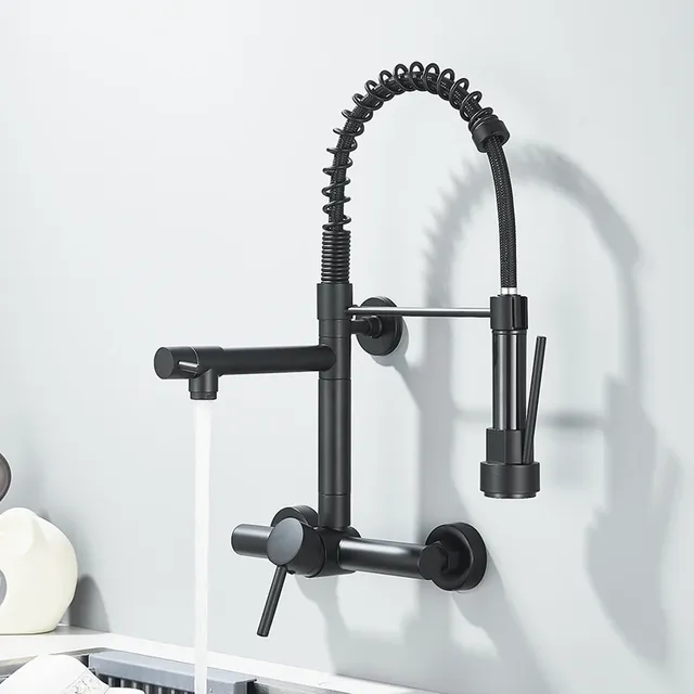 Robinet de cuisine noir – vue 4