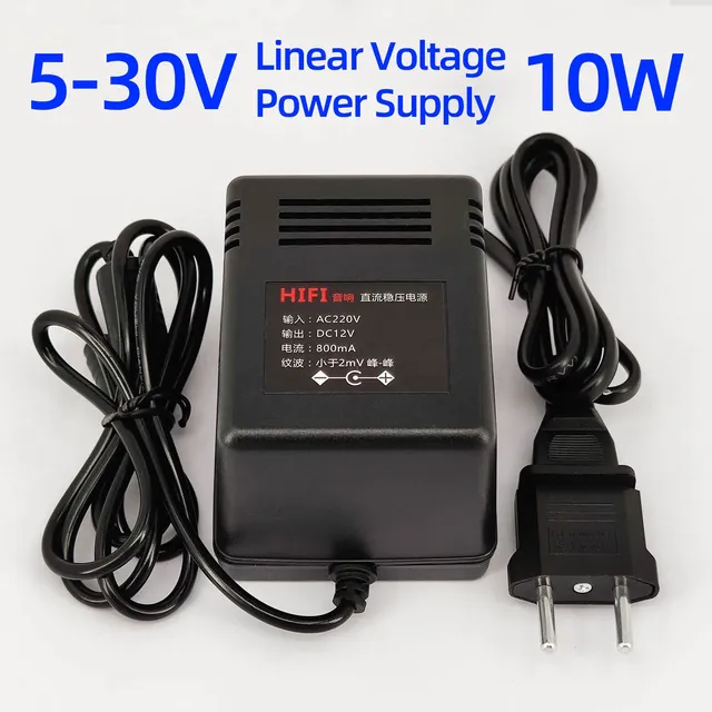 Alimentation électrique stabilisée linéaire HIFI 10W