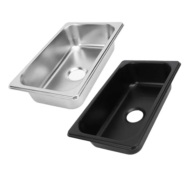 RV 304 évier inox cuisine rectangulaire lavabo à main… – vue 2