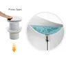 Siphon de salle de bain en laiton blanc moderne – vue 3