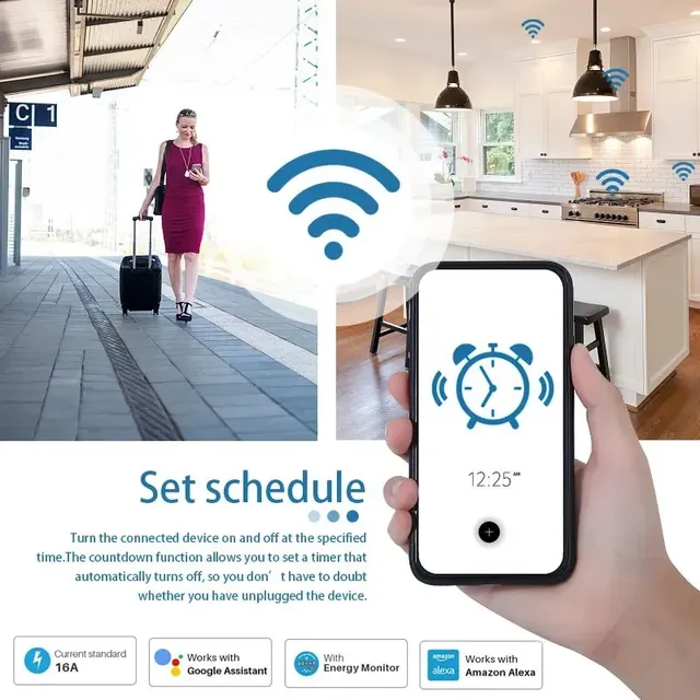 Tuya-Prise intelligente WiFi avec surveillance de… – vue 3