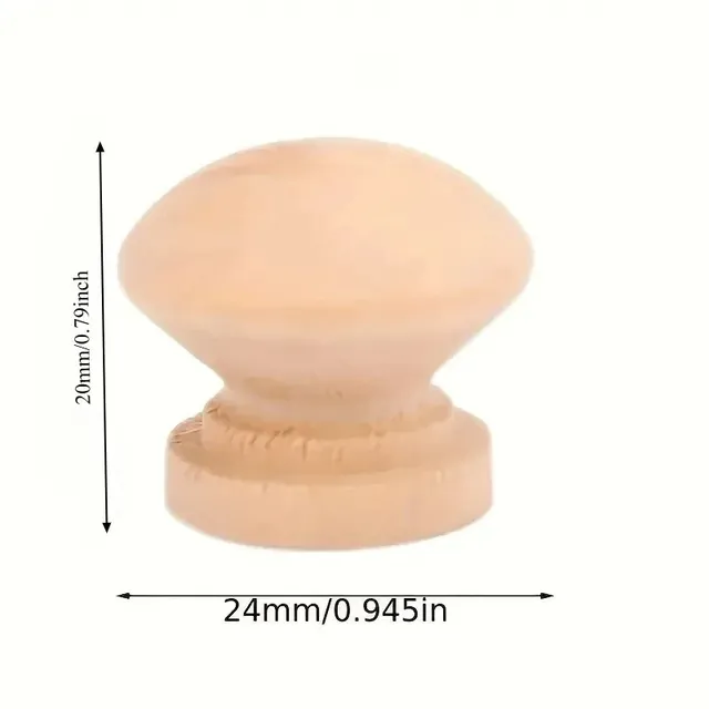 Bouton de tiroir en bois 10 pièces – vue 2