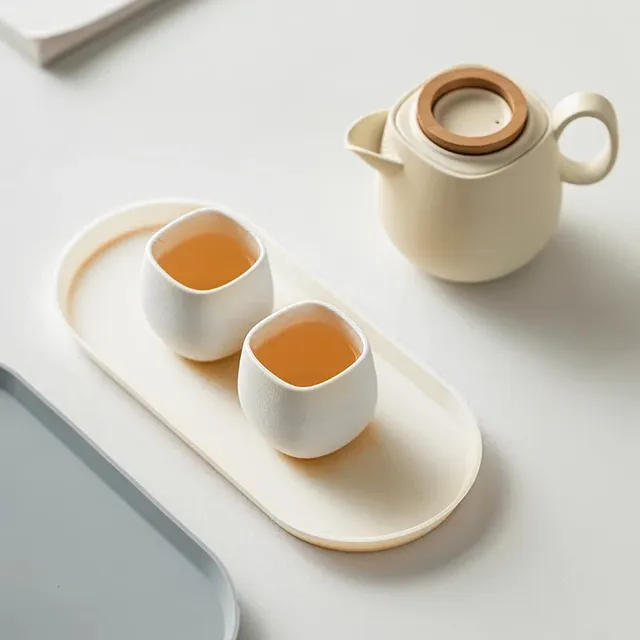 Assiette à Sushi ovale en plastique Pp – vue 2