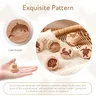 Boutons d'armoire en bois à porte ronde – vue 4