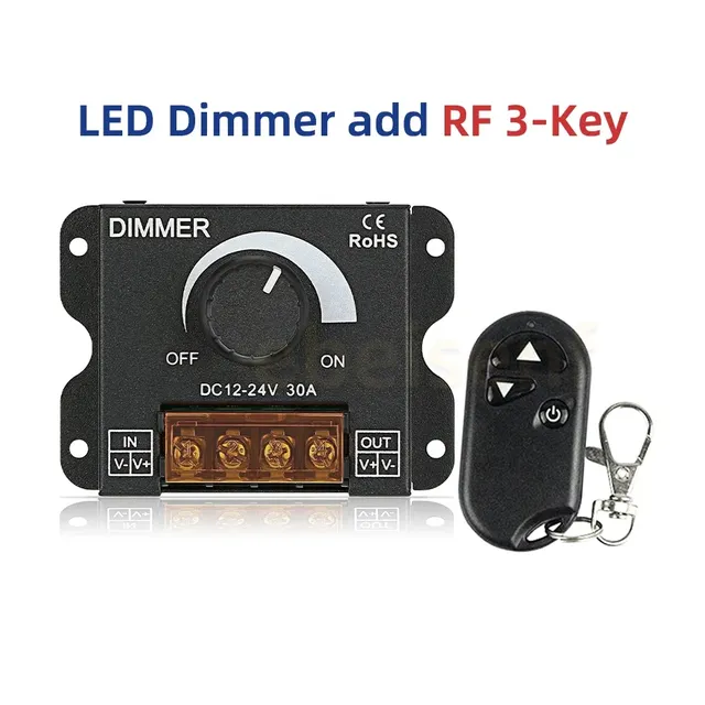 Variateur de bouton LED 30A – vue 3