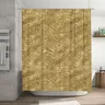 Rideau douche doré pailleté polyester imperméable… – vue 3