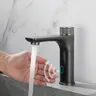 Robinet lavabo automatique sans contact monotrou noir… – vue 1