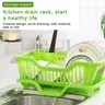 Égouttoir vaisselle plastique blanc compact surélevé… – vue 5