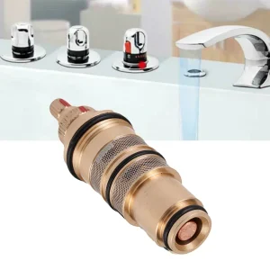 Gamme de 20-48 C cartouche de douche thermostatique mitigeur de vanne thermostatique remplacement en laiton cartouche thermostatique douche