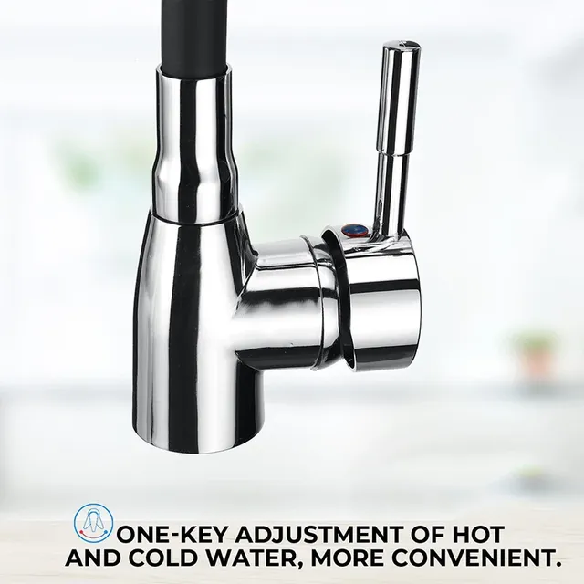 Robinet de lavabo de cuisine Flexible rotatif à 360 degrés – vue 6